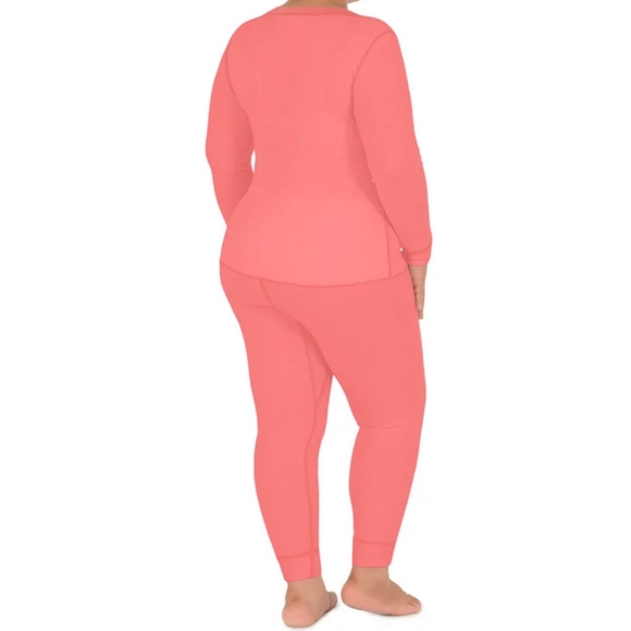 New Chilis Thermal Crewneck Women's Pajama Set - Picture 2 of 5